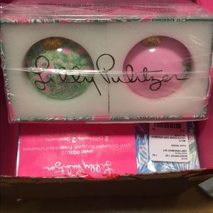 Four Lilly Ornaments